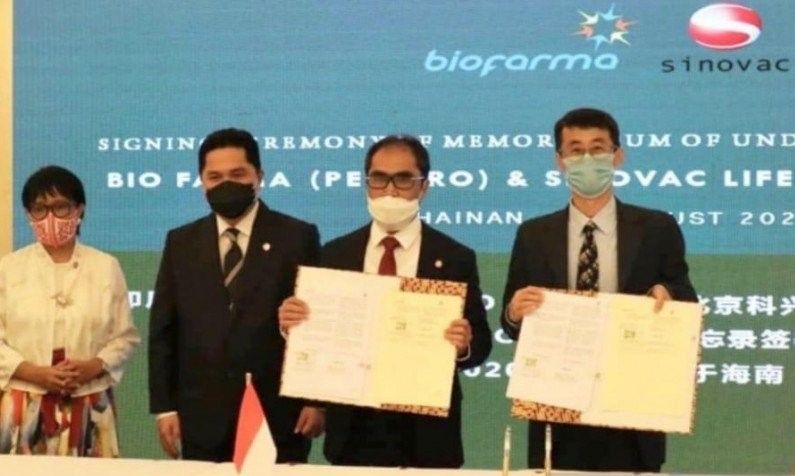 podiumnews.com-Sinovac Prioritaskan Vaksin COVID-19 untuk Indonesia Sampai Akhir 2021