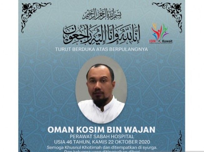 Bertambah Lagi Perawat Indonesia Meninggal Akibat COVID-19 di Kuwait