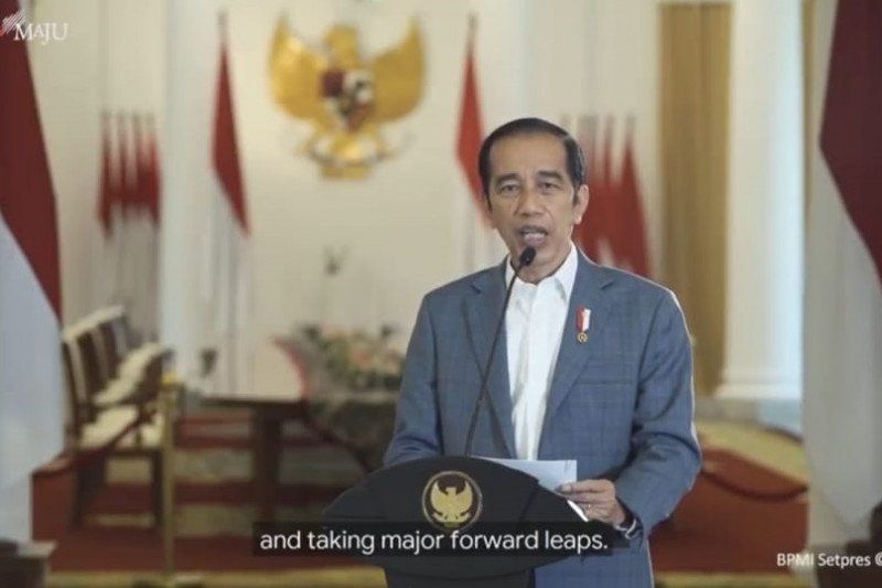 podiumnews.com-Jokowi: Ekonomi Digital Solusi di Masa Krisis Pandemi COVID-19