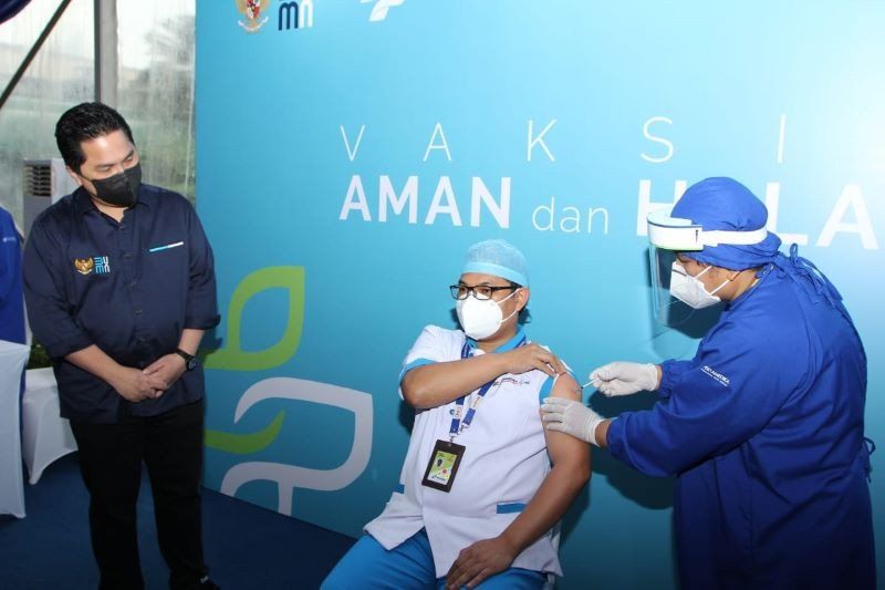 podiumnews.com-Kementerian BUMN dan Pertamedika IHC Komitmen Sukseskan Program Vaksinasi Covid-19 Secara Nasional