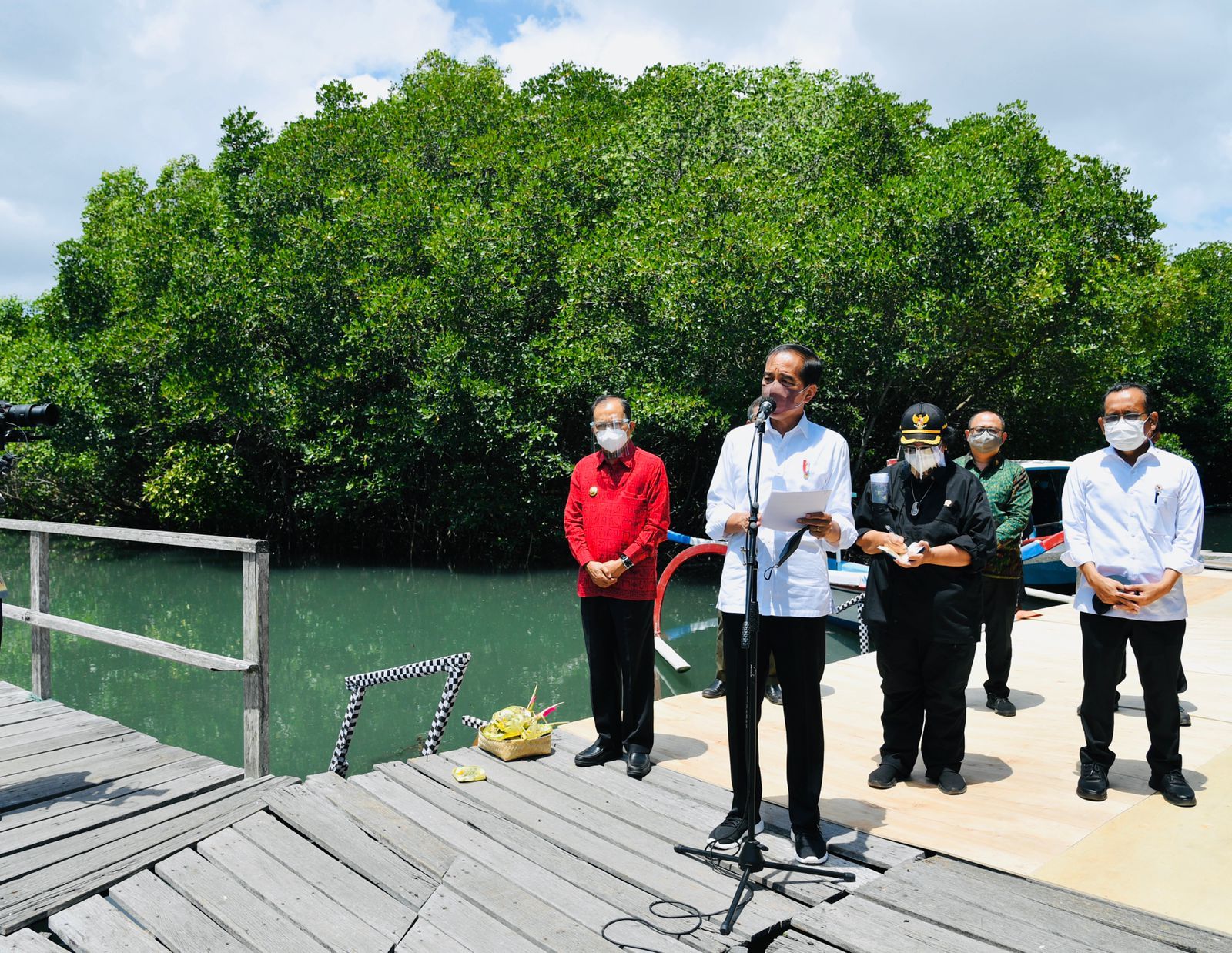 podiumnews.com-Presiden Ingin Model Rehabilitasi Mangrove di Bali Direplikasi Provinsi Lain