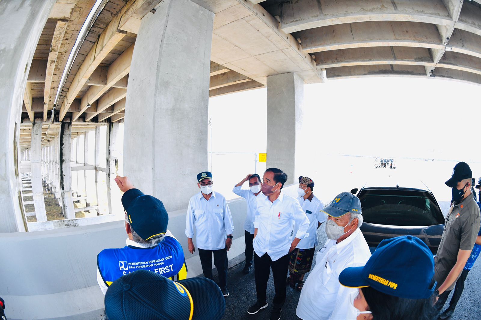 podiumnews.com-Presiden Jokowi Tinjau Infrastruktur Akses Menuju Lokasi KTT G20