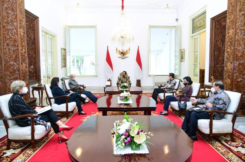 podiumnews.com-Jokowi Bertemu Delegasi Bank Dunia Bahas G20 hingga Isu Kawasan