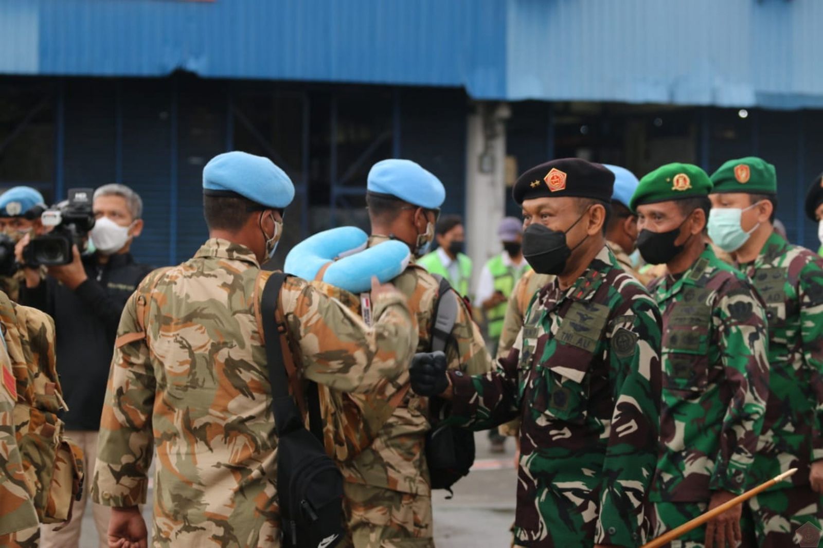 podiumnews.com-Mabes TNI Berangkatkan 215 Prajurit TNI Emban Misi Perdamaian