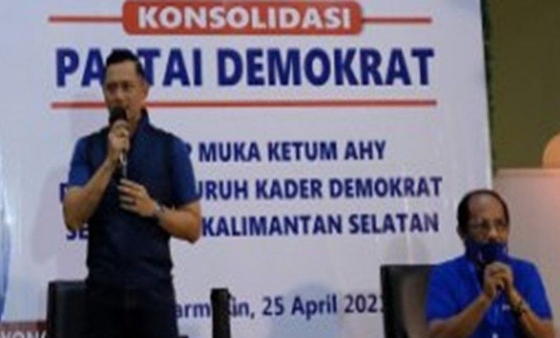 podiumnews.com-AHY Ingin Demokrat Minimal Partai Tiga Besar