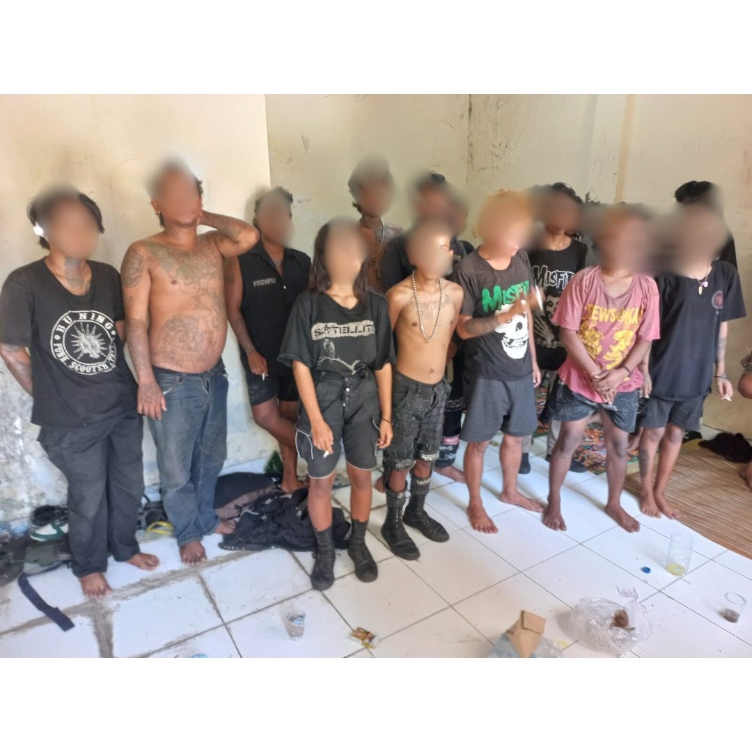 Anak Punk Insiden Pengeroyokan Diamankan