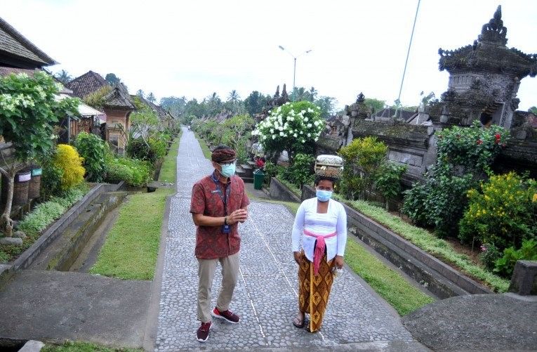 podiumnews.com-Sandiaga Uno Rencana Buka Pariwisata Bali dengan "Free COVID Corridor"