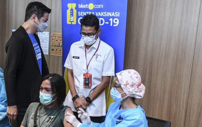 podiumnews.com-Berjuang Pulih Bersama, Vaksinasi Pelaku Pariwisata Terus Digenjot