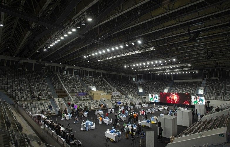 podiumnews.com-Pendataan Sasaran Vaksinasi Covid-19 Akses Data Pemilih KPU