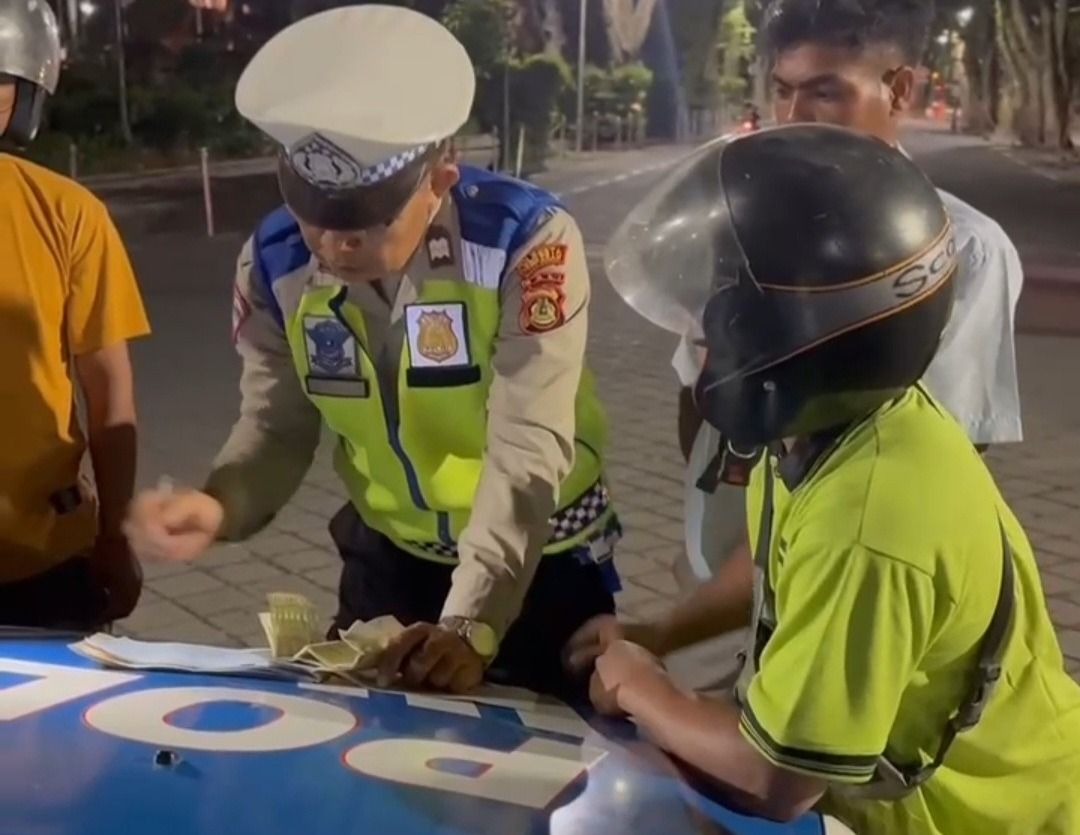 podiumnews.com- Polsek Denbar Tahan 11 Motor Kena Razia Balap Liar  