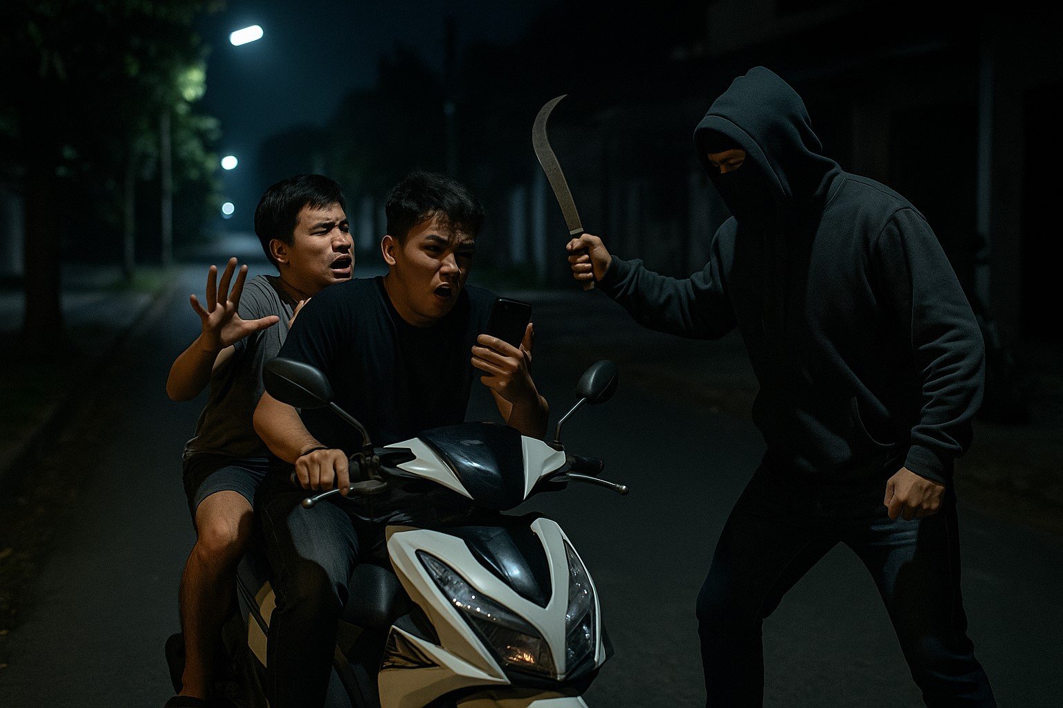 Begal Aniaya Dua Remaja di Denpasar Barat