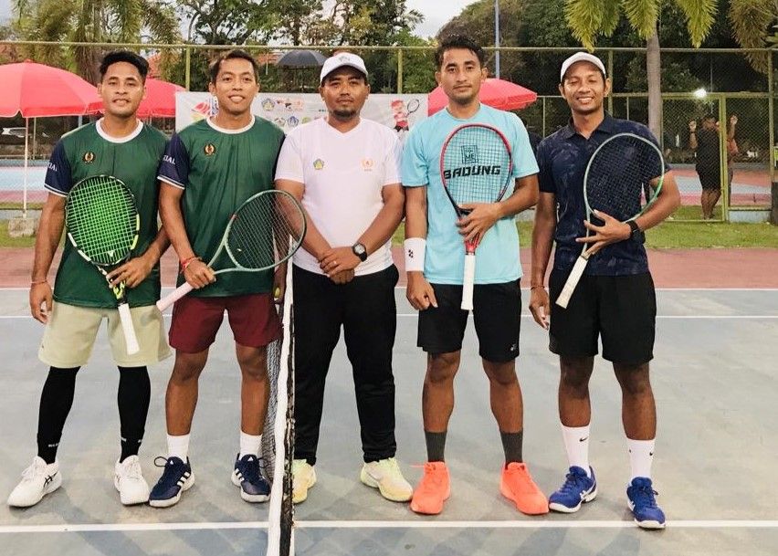 podiumnews.com-Tim Tenis Beregu Putra Badung Sabet Emas Porprov Bali 2025