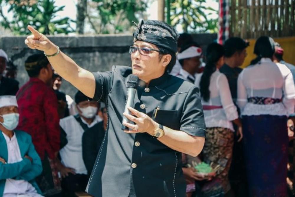 podiumnews.com-Bupati Giri Prasta Hadiri Karya Pitra Yadnya Desa Adat Belantih Kintamani