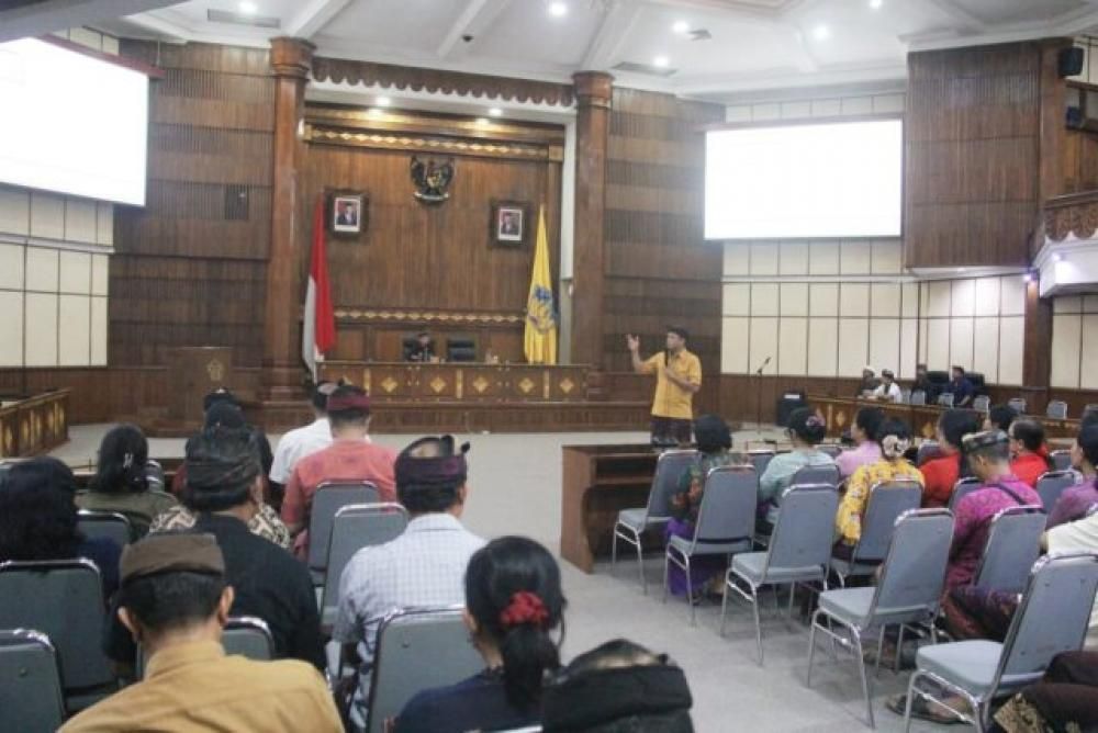 podiumnews.com-Sosialisasi dari BDDN, Pemprov Bali Fasilitasi Dana Punia dari ASN Bagi Program Keumatan Hindu