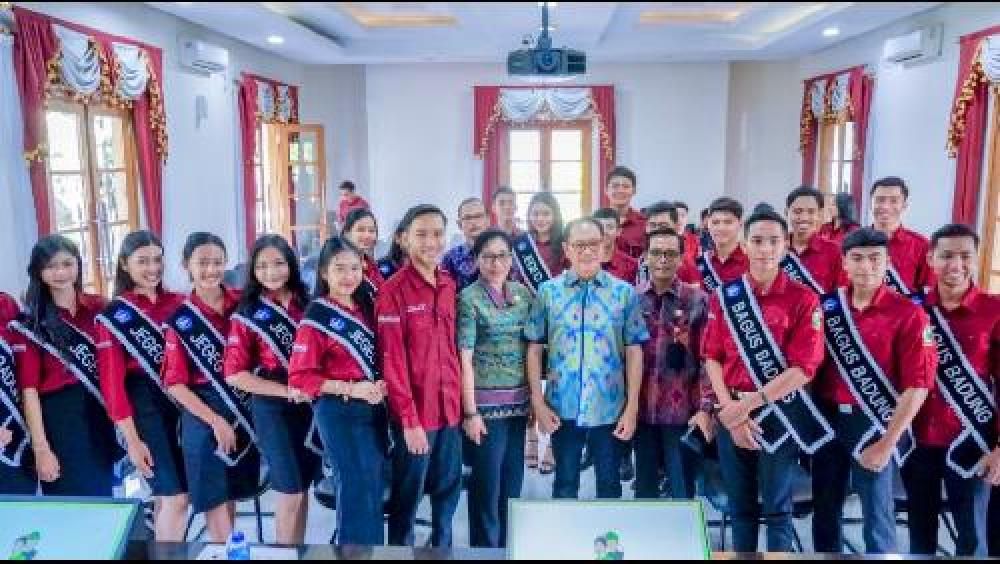 Wabup Suiasa Terima Paguyuban Jegeg Bagus Badung, Puncak Pemilihan 10 Juni 2023