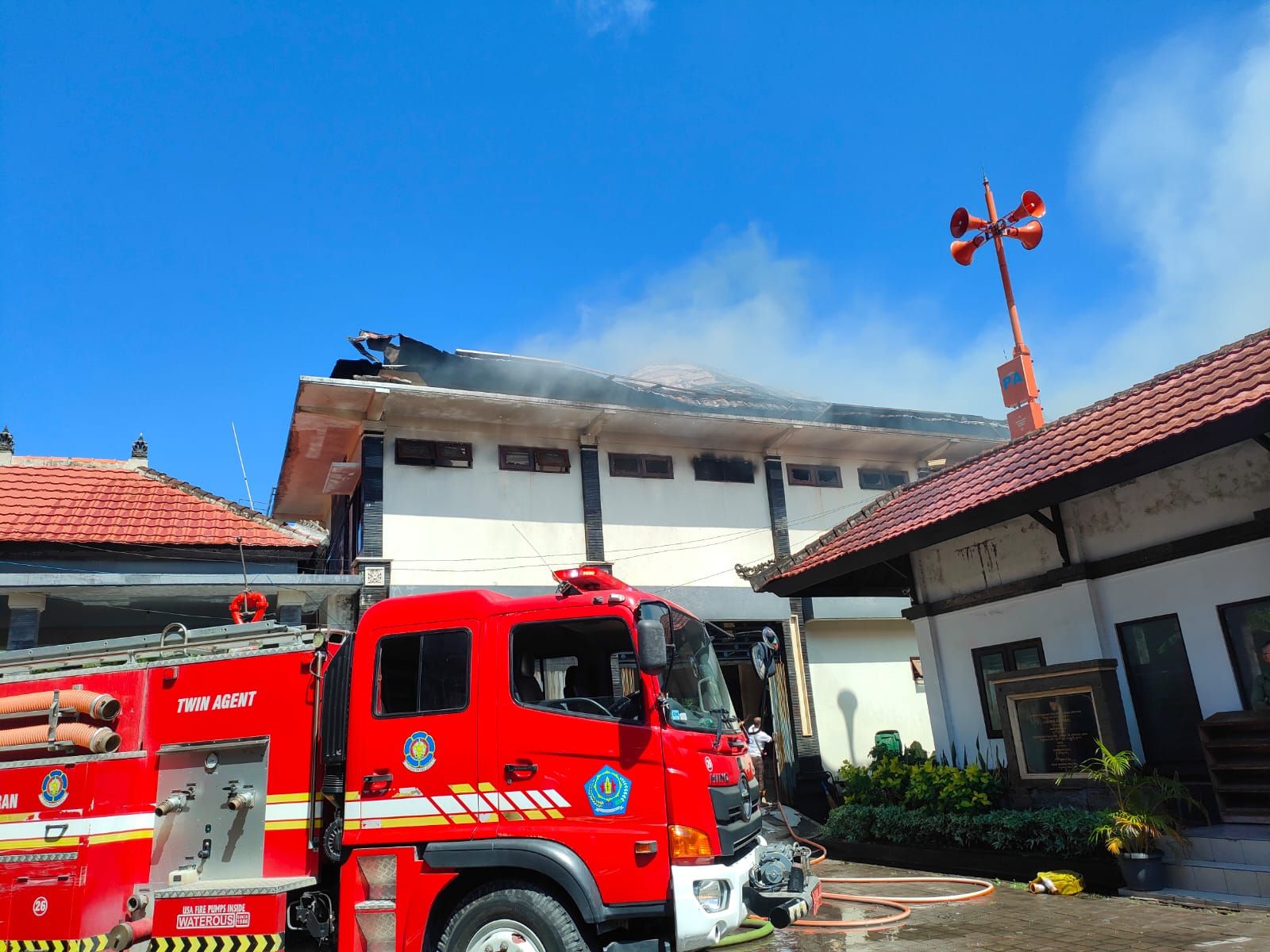 Gudang Logistik BPBD Bali Terbakar