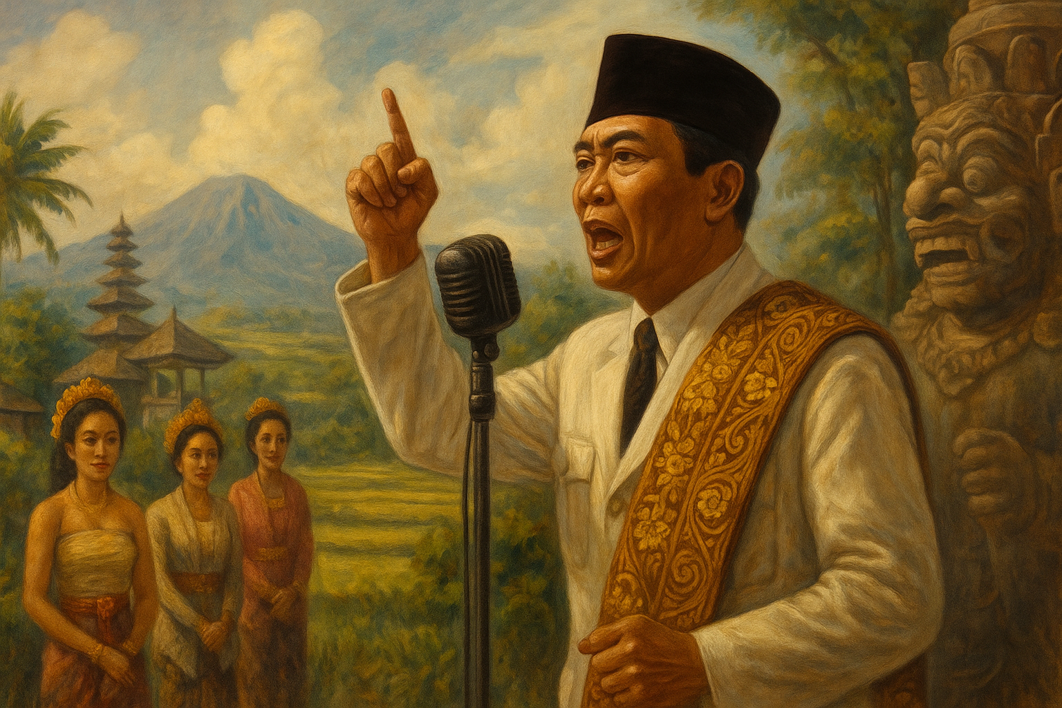 podiumnews.com-Bung Karno: Politik dalam Simbol Bali