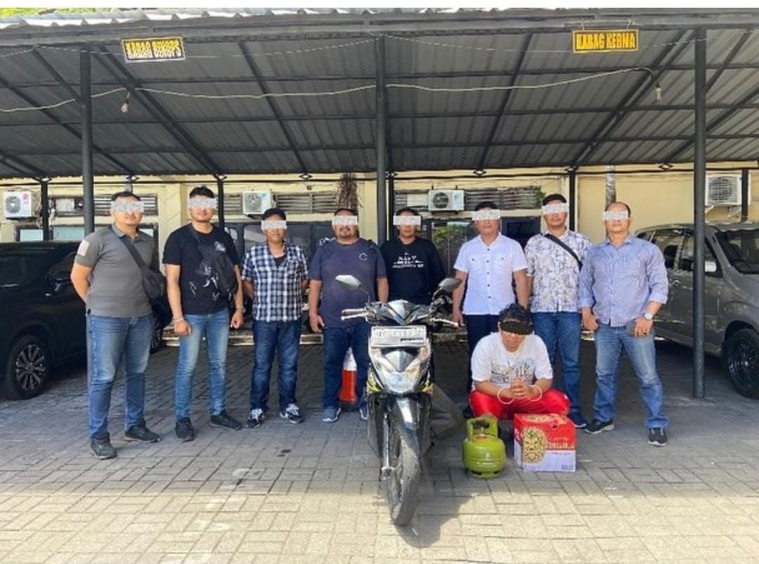 podiumnews.com-Viral Pengangguran Curi Tabung Gas dan Bir