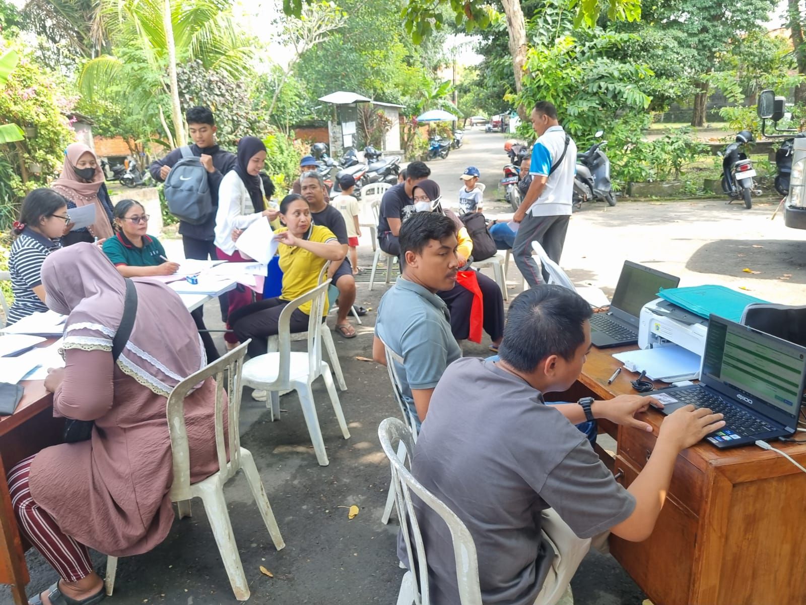 podiumnews.com-168 Warga Manfaatkan Layanan JB Pelangi Disdukcapil Denpasar