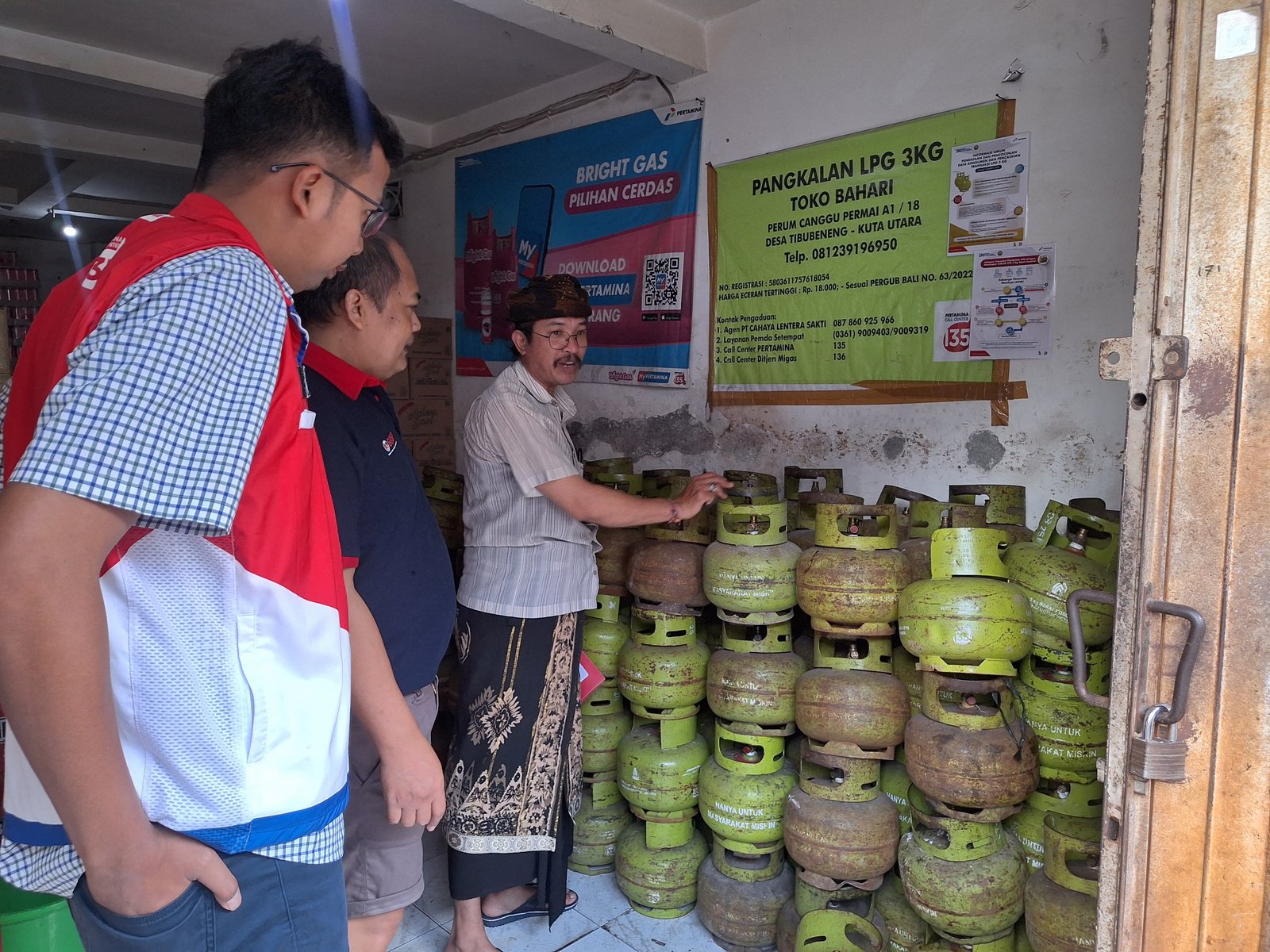 Disperindag Bali Sidak Pangkalan, Temukan LPG Dijual Rp20 Ribu