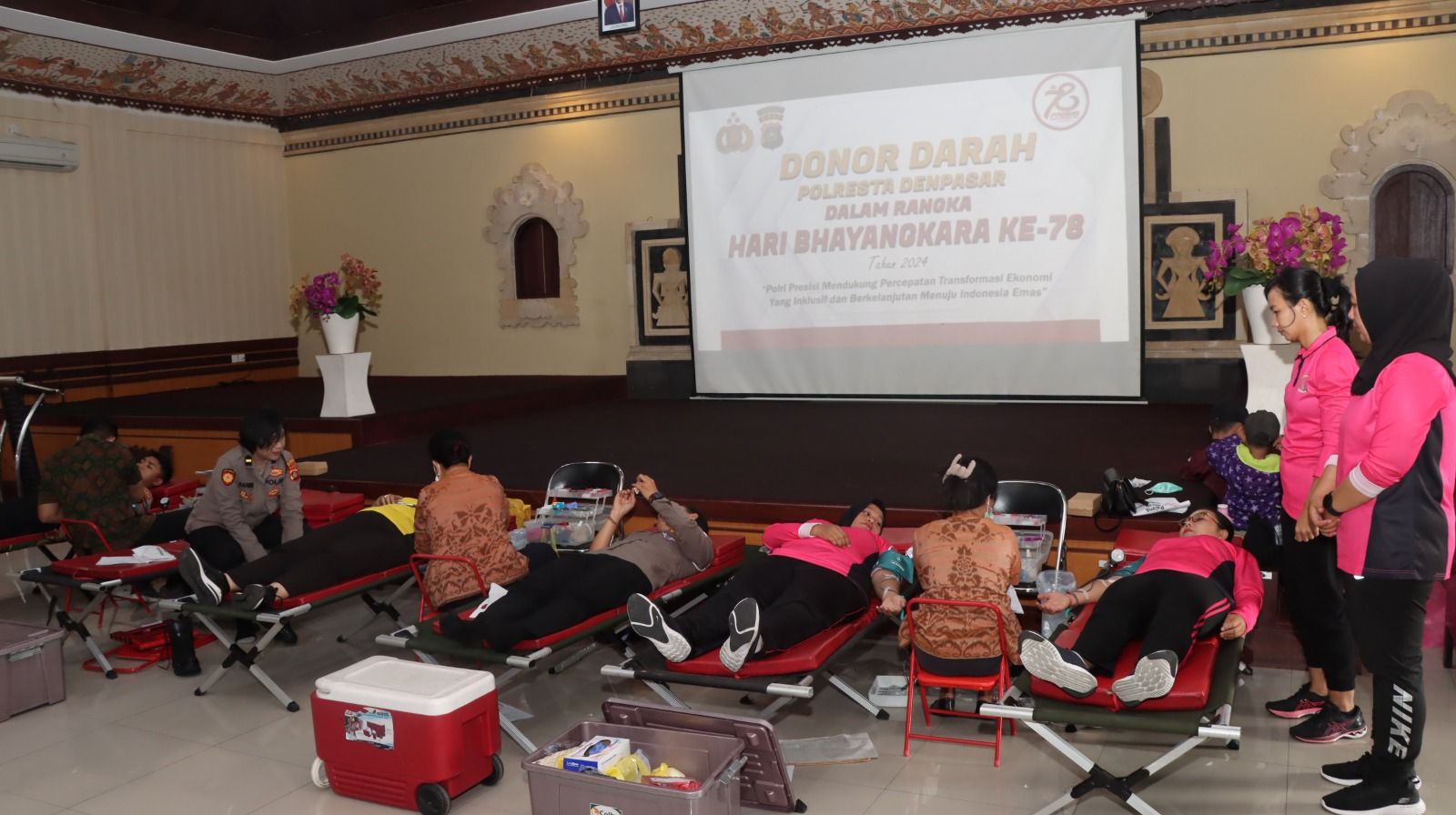 podiumnews.com-Polresta Denpasar Gelar Donor Darah 