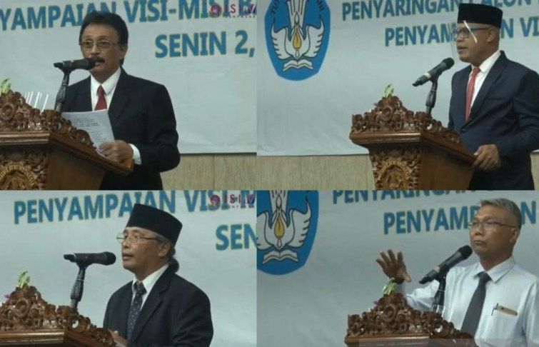 podiumnews.com-Empat Kandidat Rektor ISI Denpasar Paparkan Visi Misi