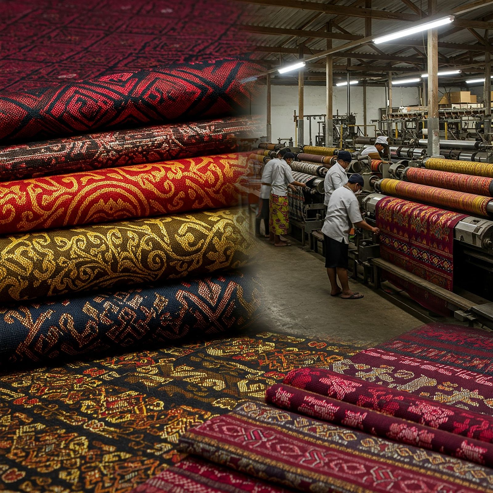 podiumnews.com-Gawat! 83 Persen Endek Bali Bukan Asli, Motif Songket Ditiru