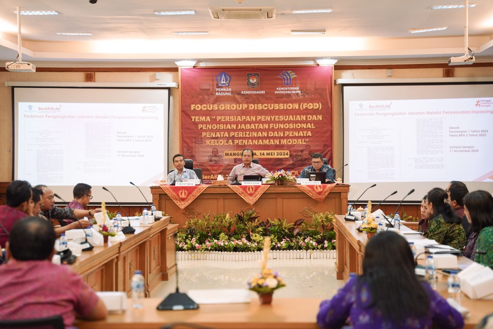 podiumnews.com- PMPTSP Badung Gelar FGD Pengisian Jafung 