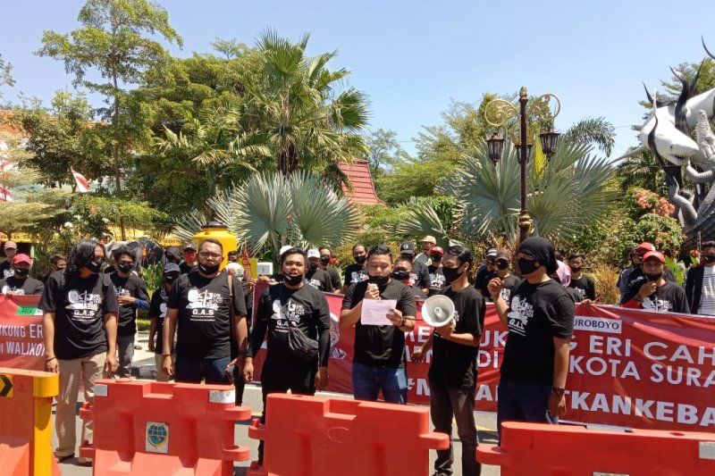 podiumnews.com-Putra Risma dan GAS Aksi Dukung Eri Cahyadi Maju Pilkada Surabaya