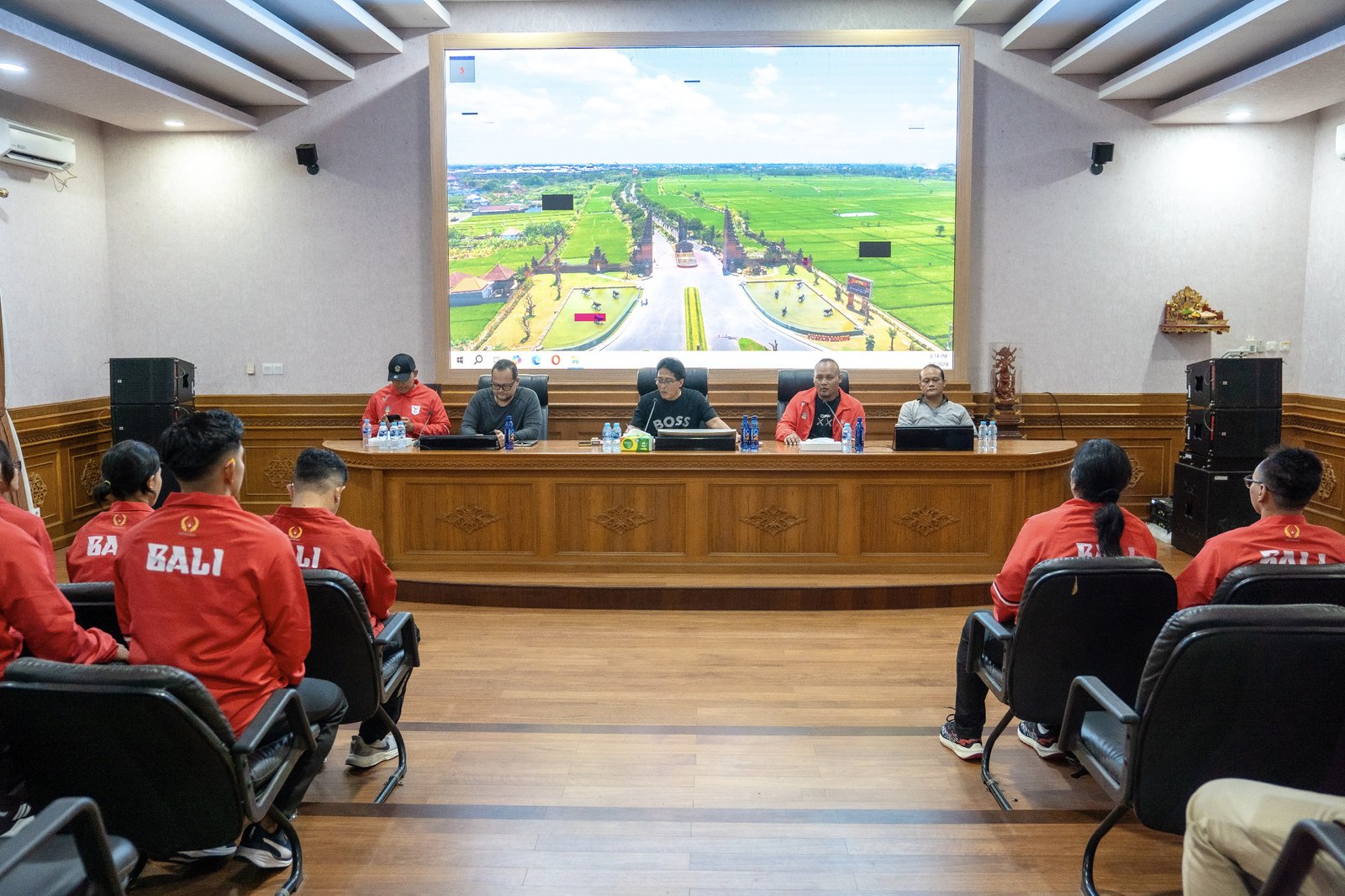 Giri Prasata Lepas Atlet Pencak Silat Kontingen Bali