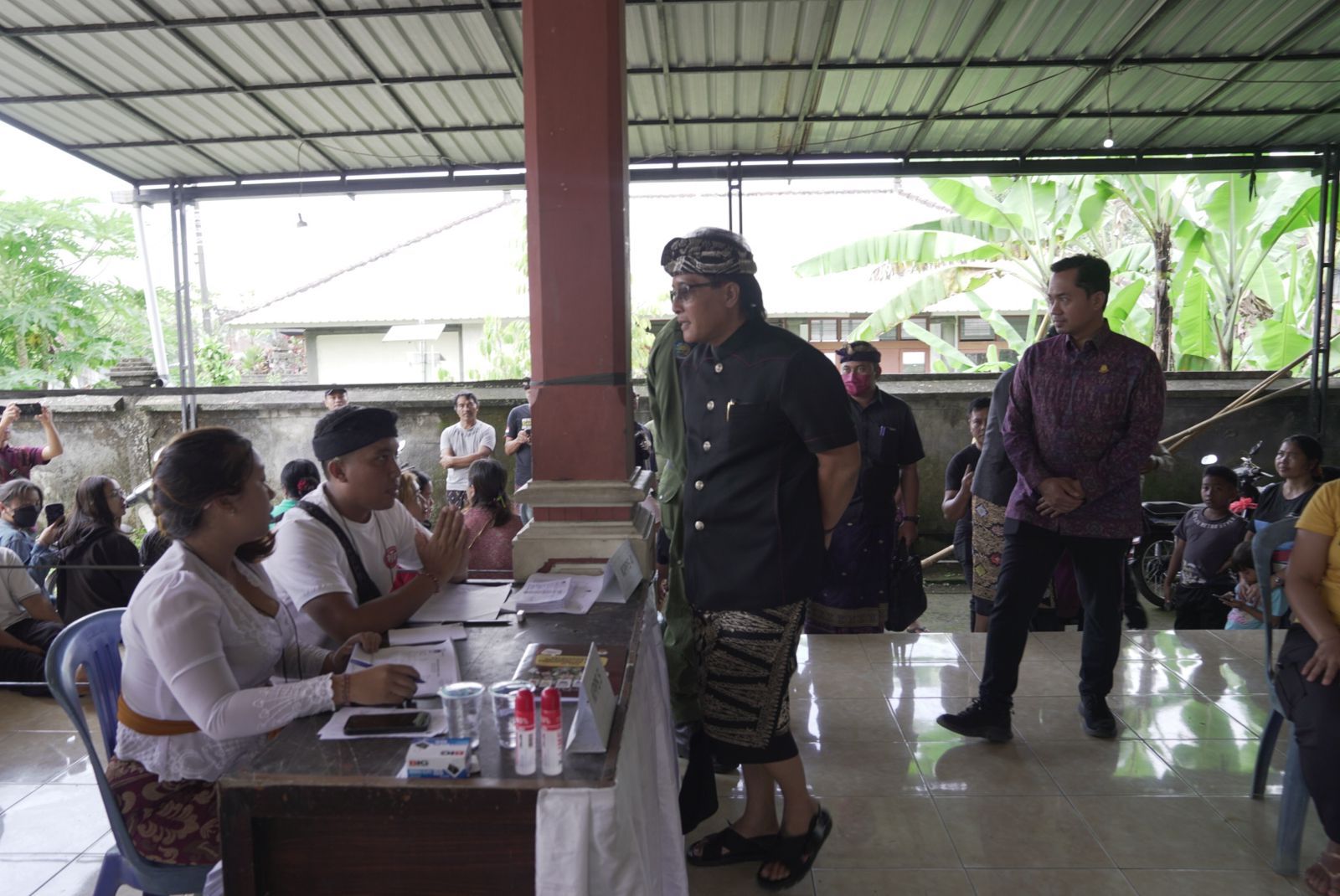 podiumnews.com-Usai Nyoblos, Bupati Badung Pantau Pemilu 