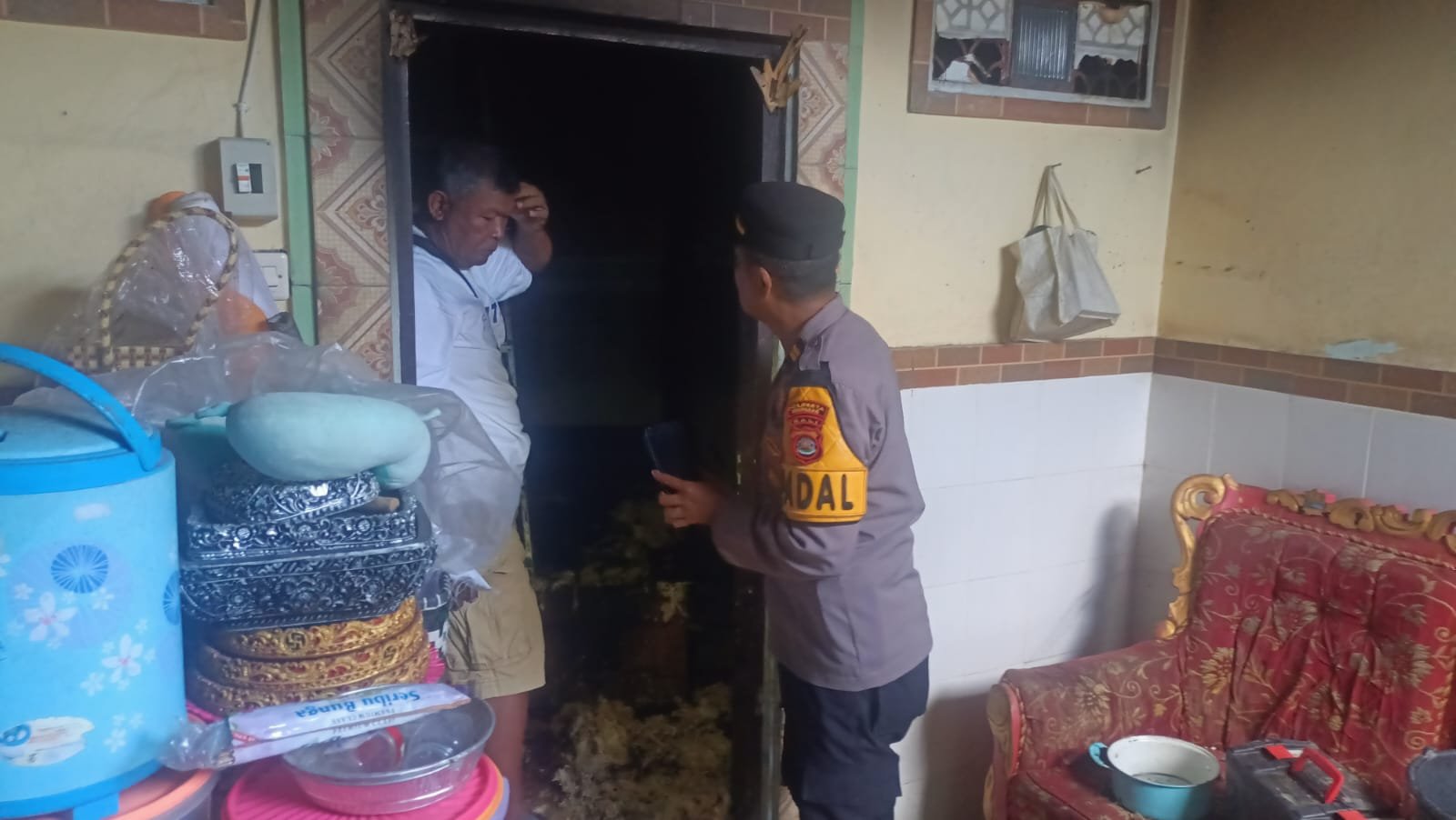 Korsleting Baterai Sebabkan Kebakaran Gudang di Sidakarya