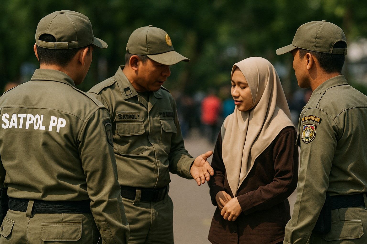 podiumnews.com-Satpol PP Bertindak Jangan Gunakan Kekerasan