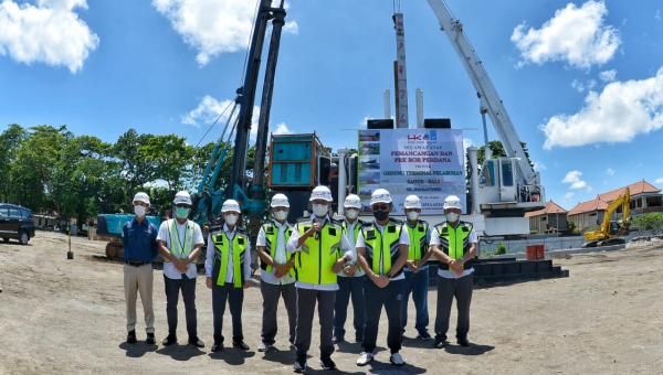 podiumnews.com-Gedung Terminal Penumpang di Pelabuhan Sanur Mulai Dibangun