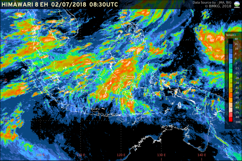 BMKG Perkirakan Potensi Hujan di Sebagian Wilayah Indonesia