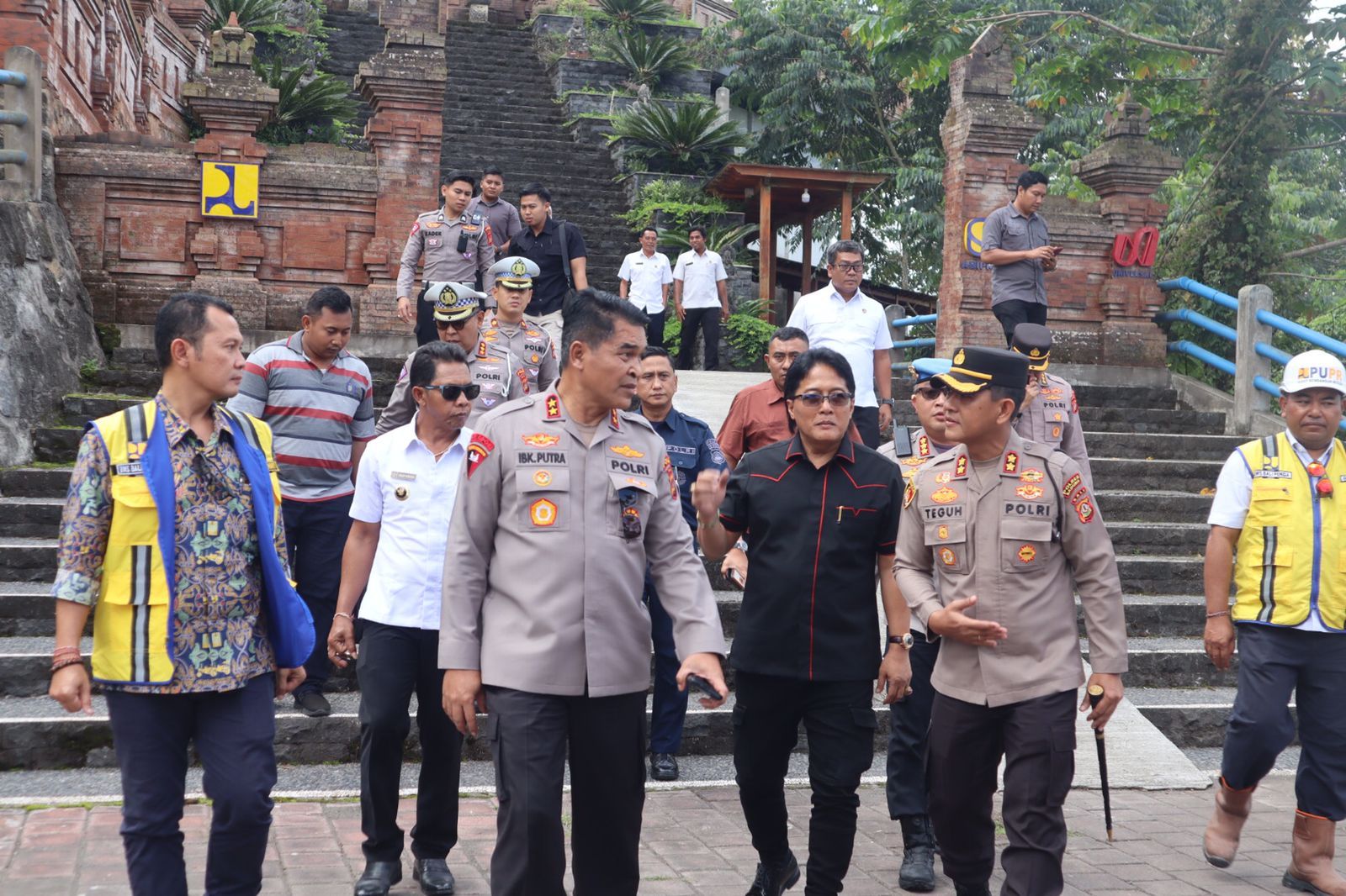 podiumnews.com-Kapolda Bali Tinjau Proyek Bendungan Sidan