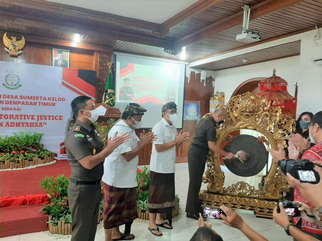 podiumnews.com-Rumah Restorative Justice di Desa Sumerta Kelod Denpasar Diresmikan