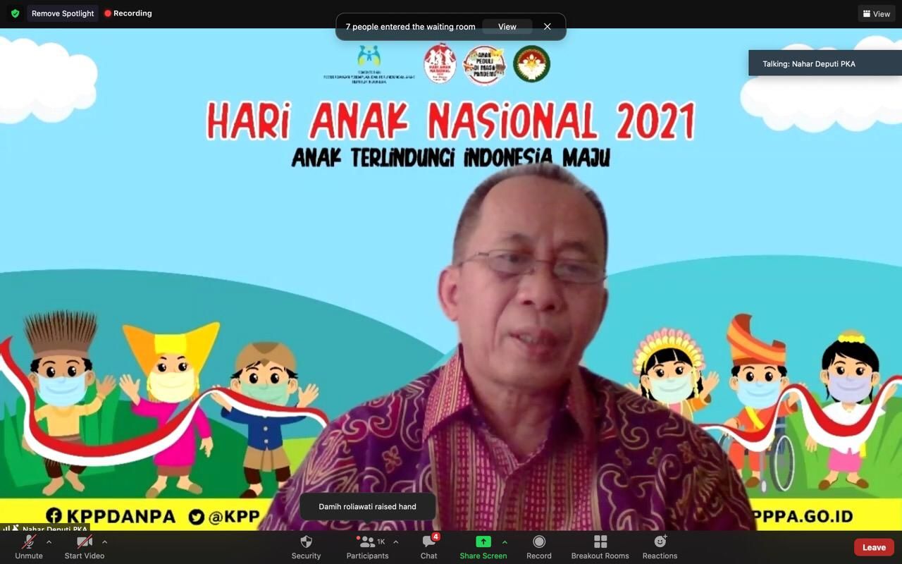 podiumnews.com-Kemen PPPA Minta Data Anak yang Kehilangan Orangtua Akibat Covid-19 Tercatat