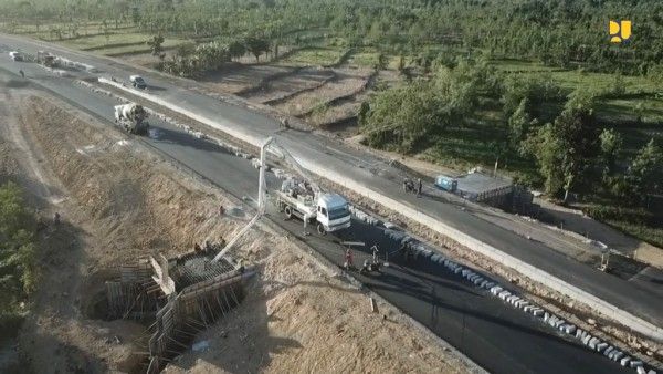 podiumnews.com-Jalan Bypass Bandara Lombok-Sirkuit MotoGP Rampung 81 Persen