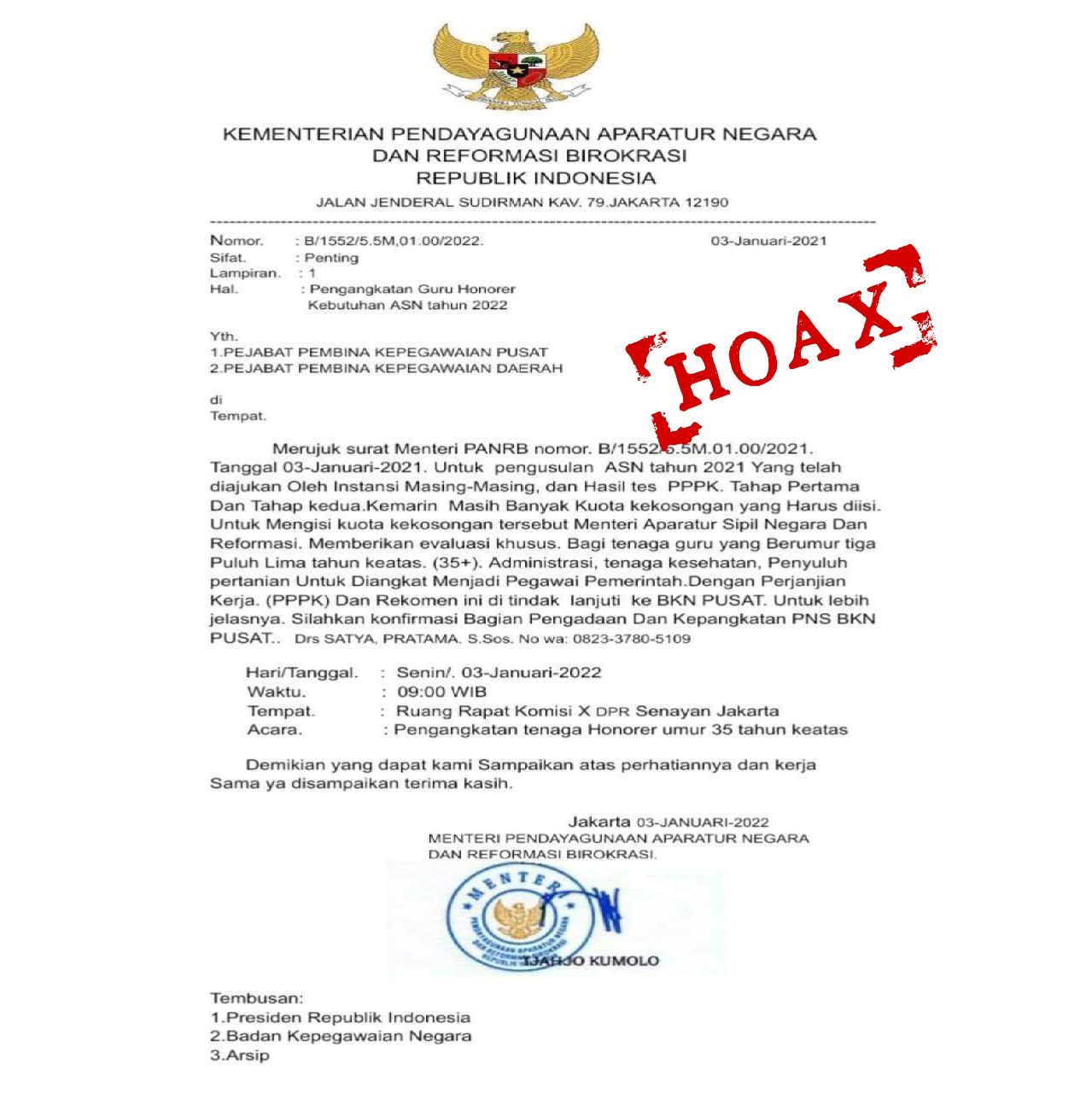 podiumnews.com-Waspada Surat Palsu Pengangkatan Tenaga Guru