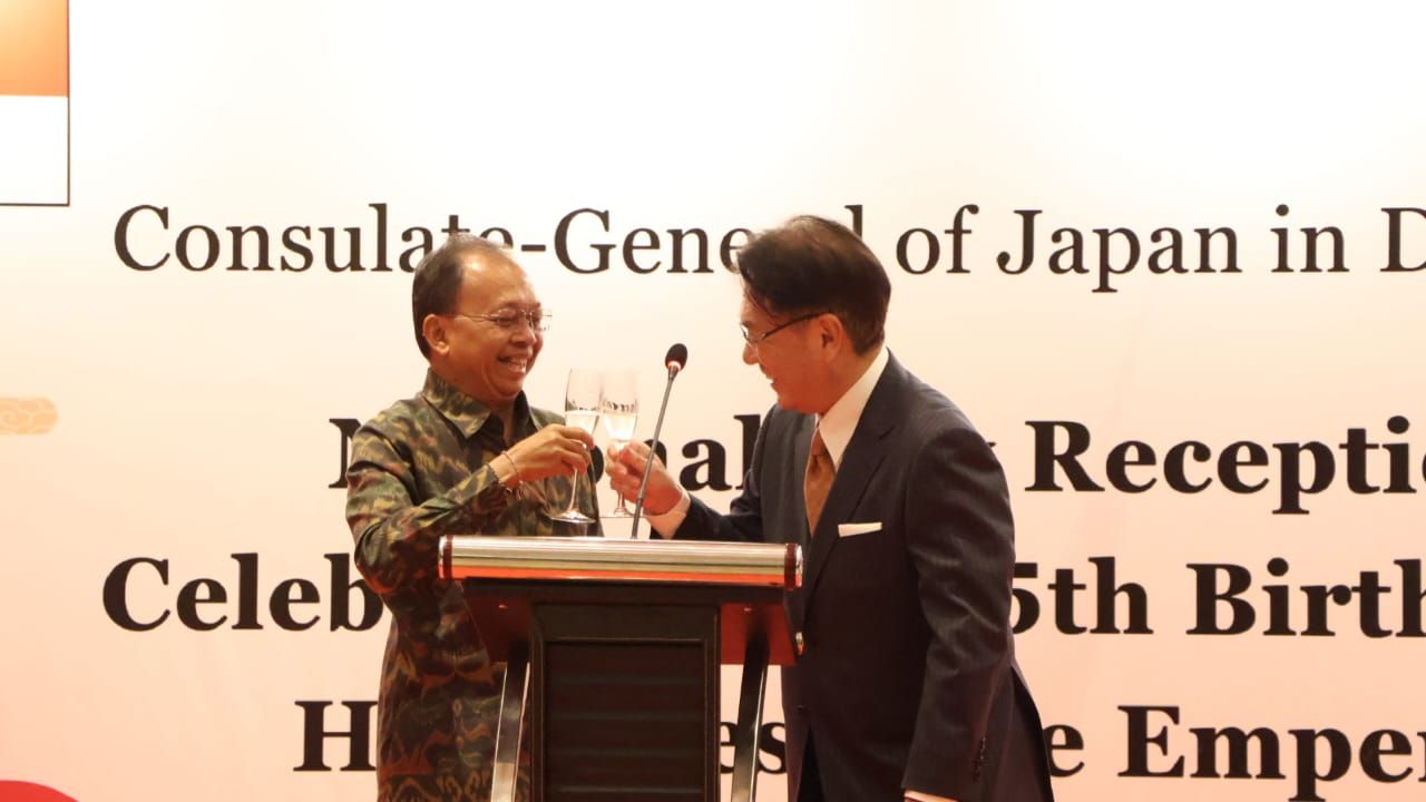 podiumnews.com-Koster Bersulang untuk Ultah Kaisar Jepang