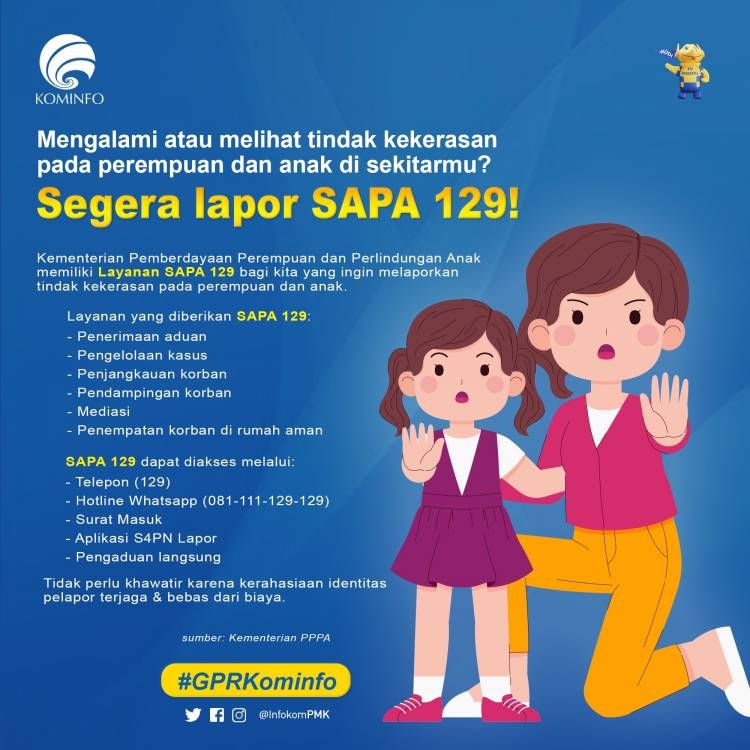 podiumnews.com-Ini Cara Laporkan Kekerasan Anak dan Perempuan