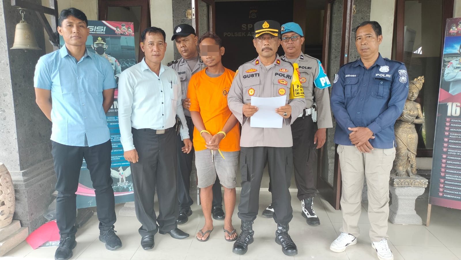 podiumnews.com-Di Abiansemal, Mekanik Gasak Motor Customer