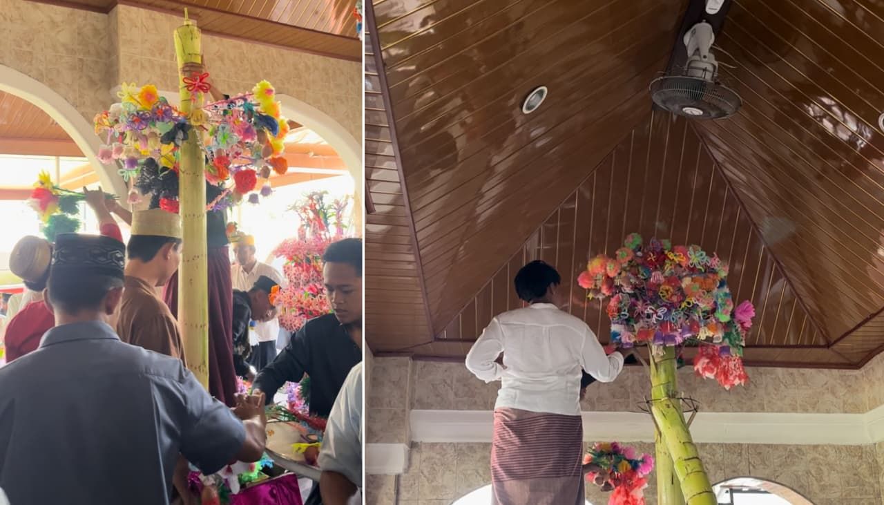 podiumnews.com-Tradisi Maulid Nabi Kampung Bugis Serangan Penuh Kehangatan