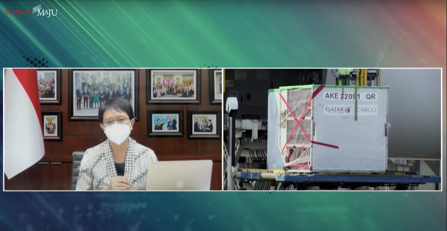 podiumnews.com-1,5 Juta Dosis Vaksin Moderna Dukungan Pemerintah AS Tiba di Indonesia