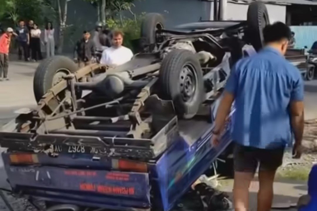 Sopir Lalai, Empat Luka Akibat Kecelakaan di Denpasar