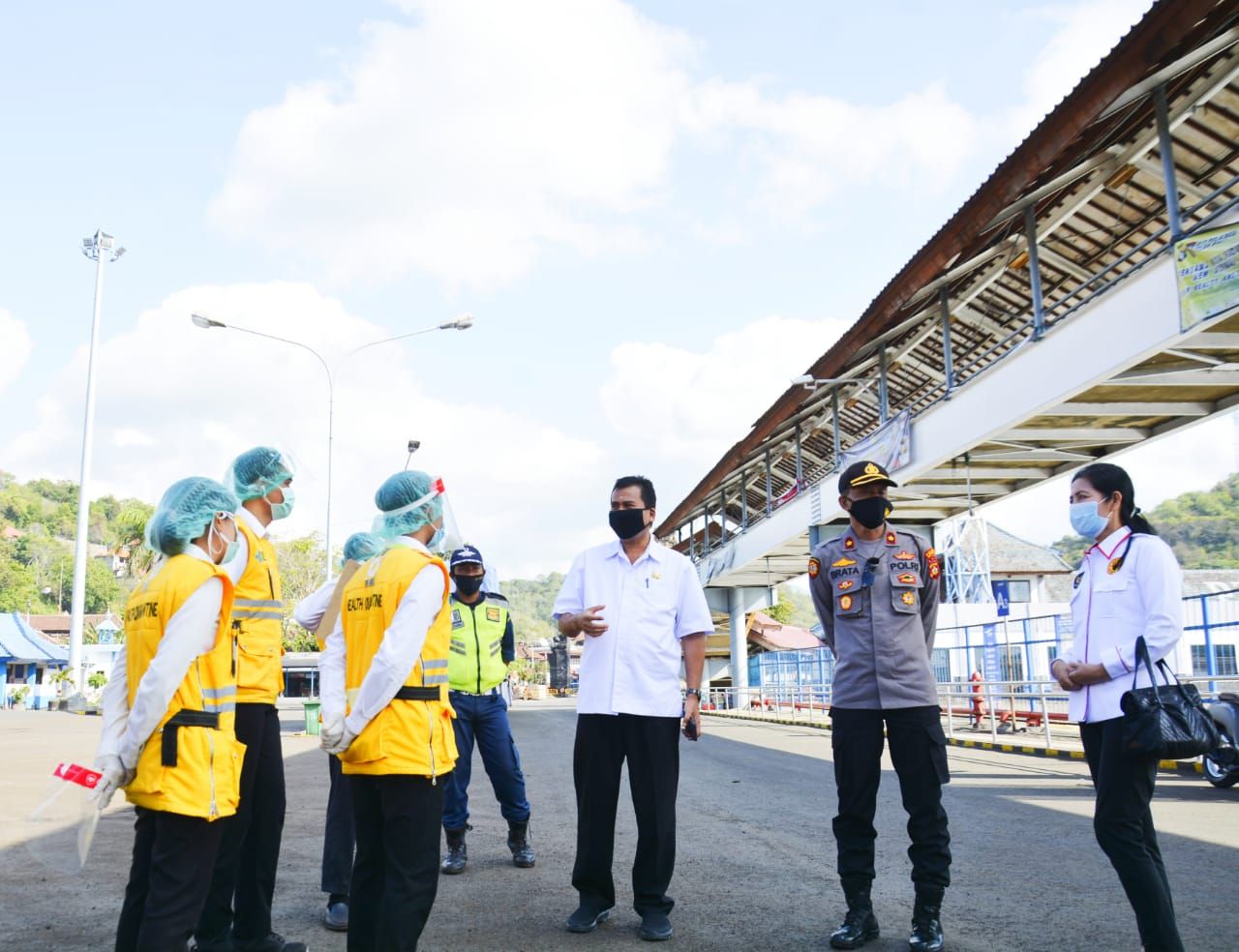 podiumnews.com-Respon Pemberitaan Pungli, UPP Pemprov Sidak Pelabuhan Padangbai