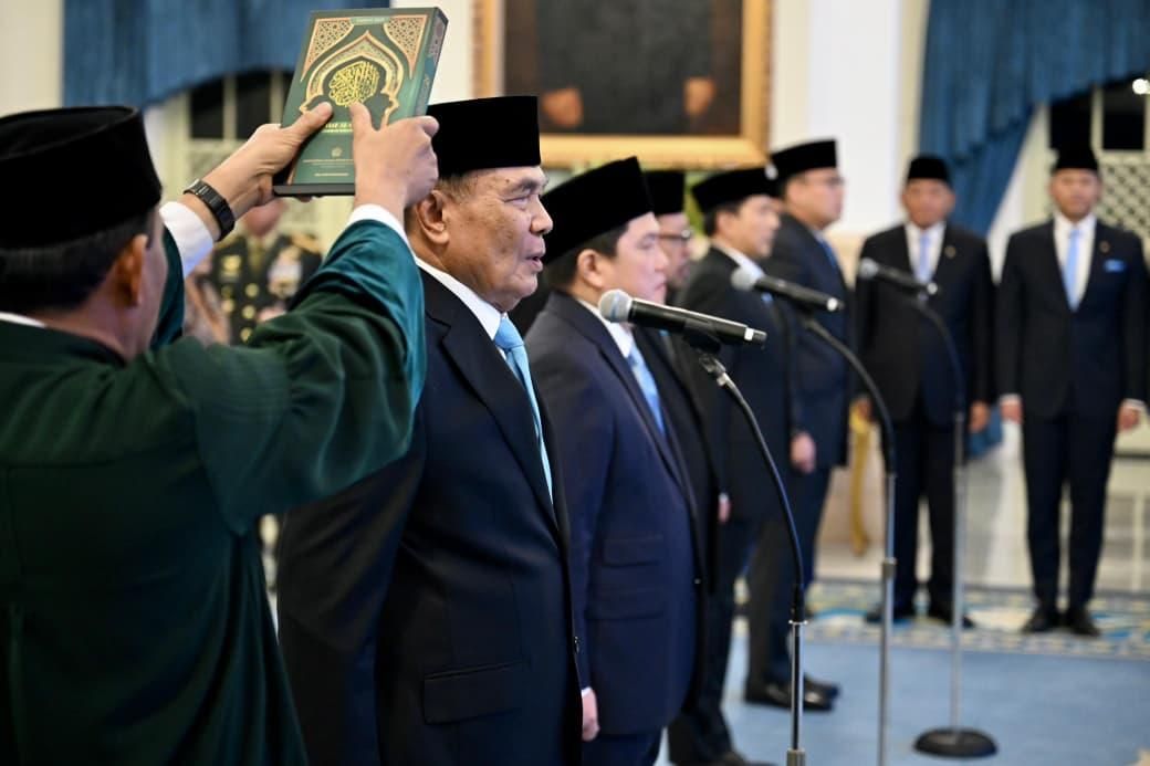 Presiden Prabowo Lantik Menteri Baru dalam Reshuffle Ketiga