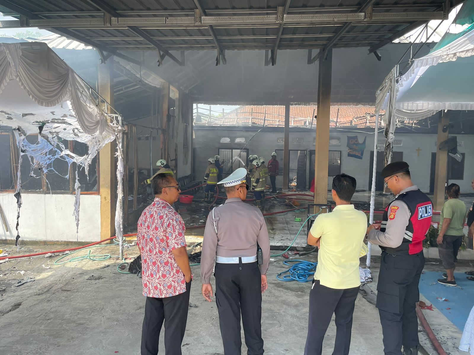 podiumnews.com-Kebakaran Panti Asuhan di Dalung Diduga Akibat Korsleting  