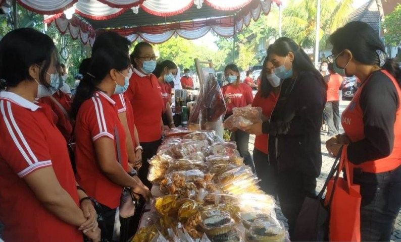 podiumnews.com-Pemkab Gianyar Gelar Pasar Tani Jelang Hari Galungan